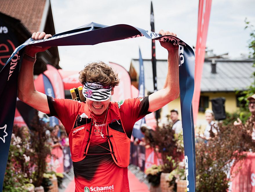 Zieleinlauf beim Hochkönig Ultraks Trailrunning