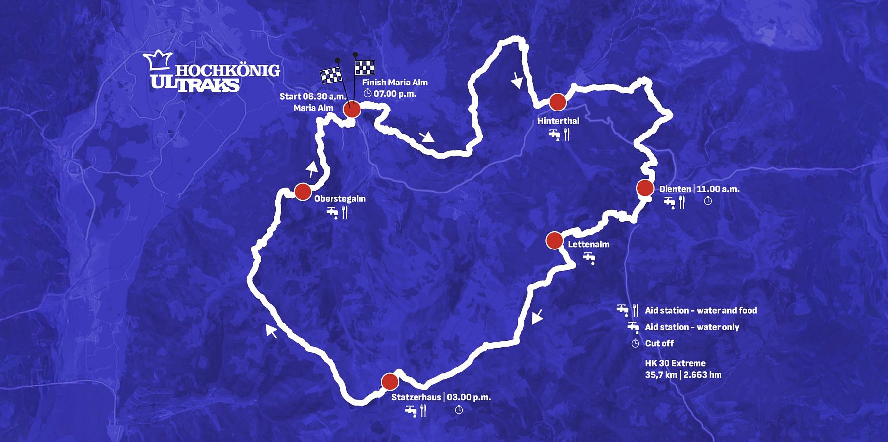 HK48 Karte Hochkönig Ultraks