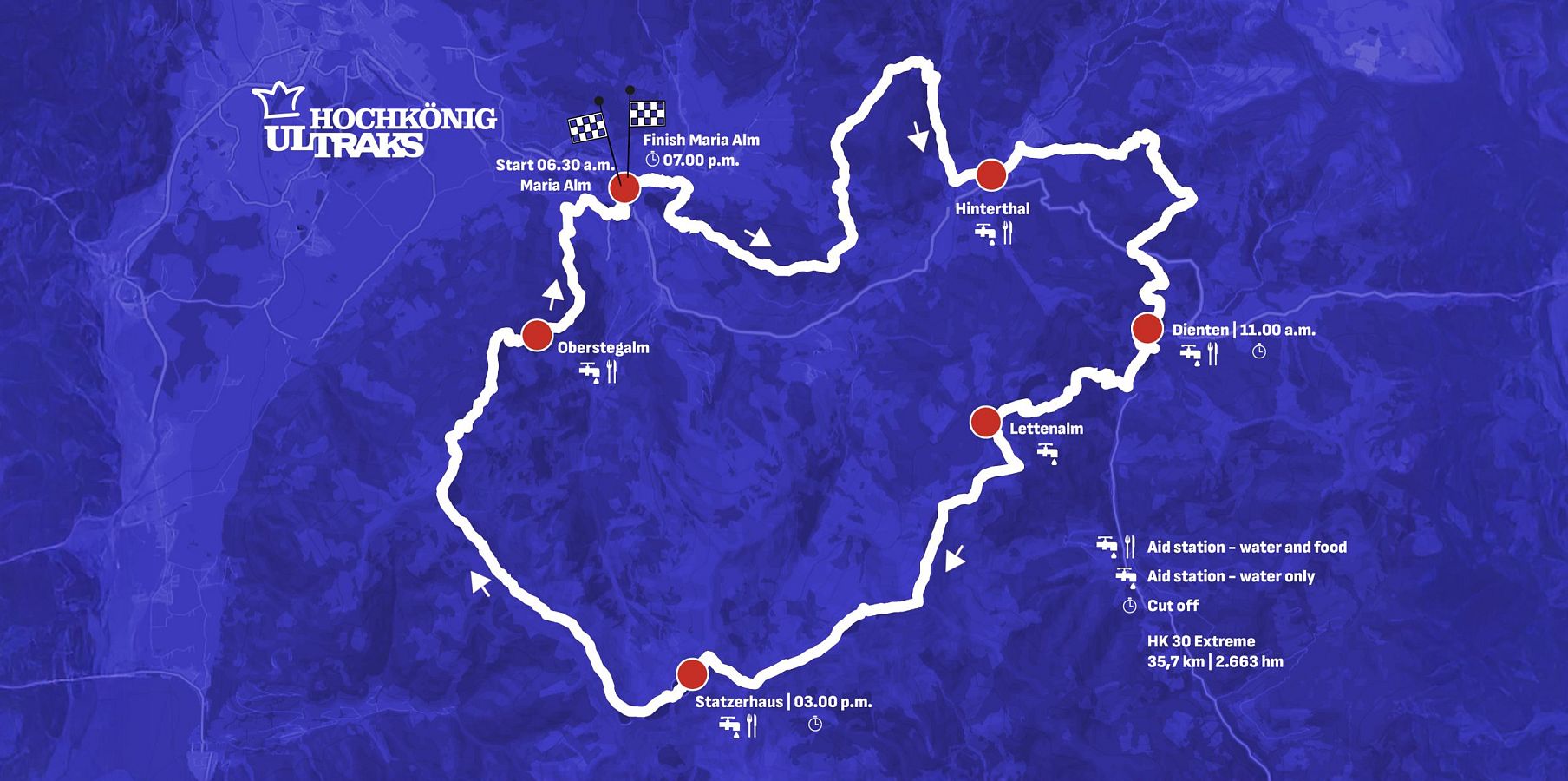 HK48 Karte Hochkönig Ultraks