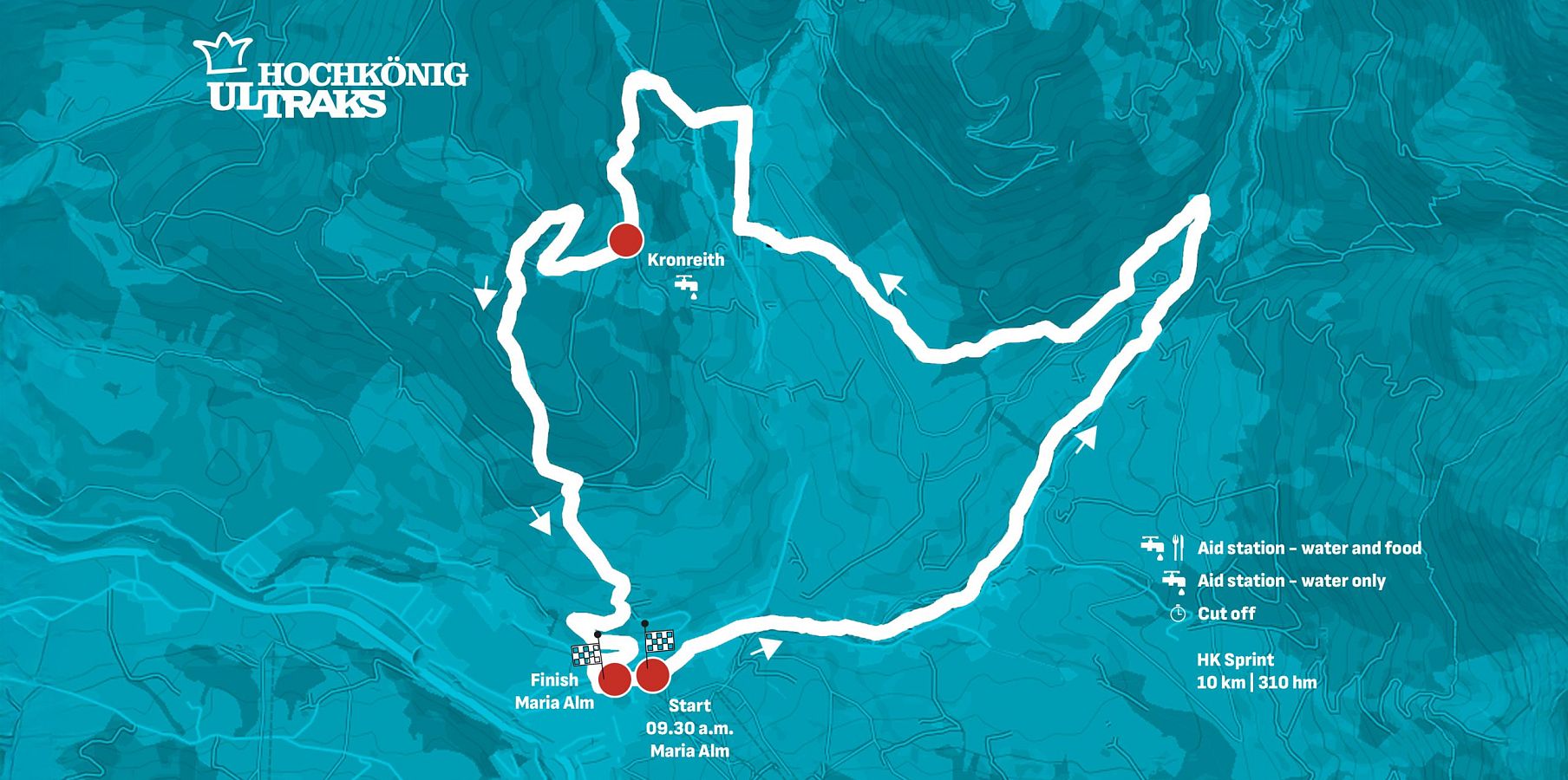 HKSprint Karte Hochkönig Ultraks