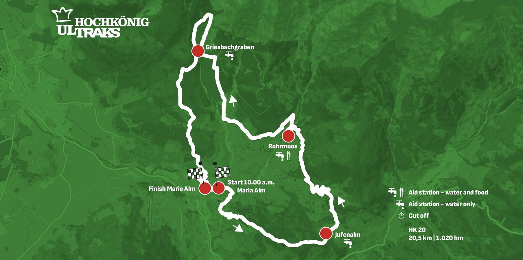 Hochkönig Ultraks HK20 Karte