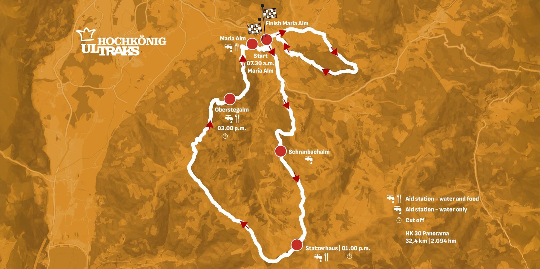 Hochkönig Ultraks HK30Panorama Karte